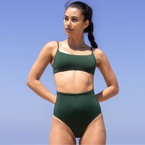 NWT Left on Friday Hi Tide Bottom in Palm (green)